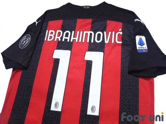 ACミラン(AC Milan)20-21 H ホーム #11 イブラヒモビッチ(Ibrahimovic