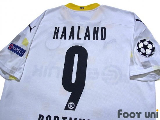 ドルトムント(Borussia Dortmund)20-21 A アウェイ #9 ハーランド(Haaland) - USEDサッカーユニフォーム専門店  Footuni フッットユニ