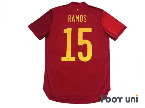 スペイン代表(Spain)20 H ホーム #15 セルヒオ ラモス(Sergio Ramos