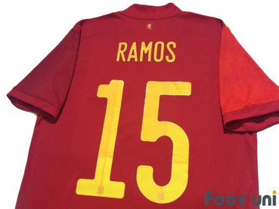 スペイン代表(Spain)20 H ホーム #15 セルヒオ ラモス(Sergio Ramos 