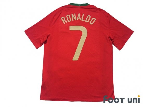 ポルトガル代表(Portugal)08 H ホーム #7 ロナウド(Ronaldo) - USED ...