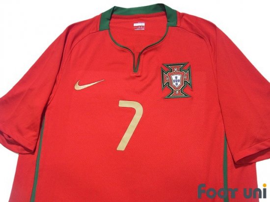 ポルトガル代表(Portugal)08 H ホーム #7 ロナウド(Ronaldo) - USEDサッカーユニフォーム専門店 Footuni  フッットユニ