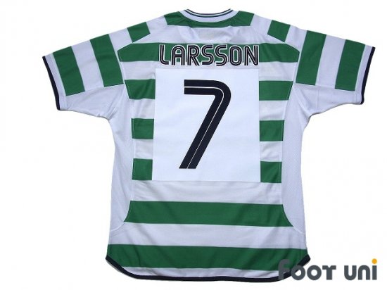 セルティック(Celtic)01-03 H ホーム #7 ヘンリク・ラーション(Henrik Larsson) - USEDサッカーユニフォーム専門店  Footuni フッットユニ