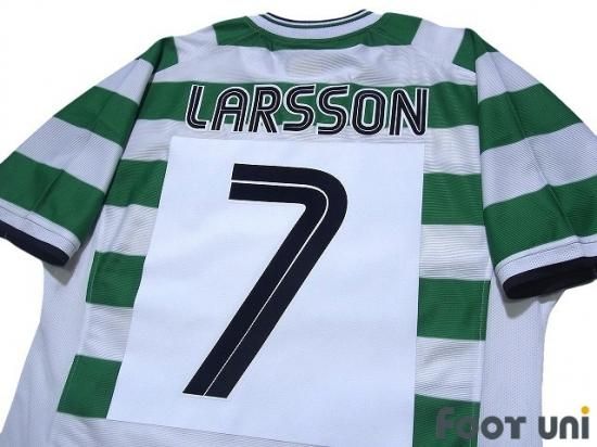 セルティック(Celtic)01-03 H ホーム #7 ヘンリク・ラーション(Henrik Larsson) - USEDサッカーユニフォーム専門店  Footuni フッットユニ