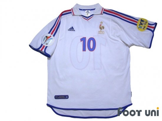 フランス代表(France)00 A アウェイ #10 ジダン(Zidane) - USEDサッカーユニフォーム専門店 Footuni フッットユニ