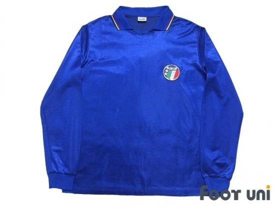 イタリア代表(Italy)1987-1989 H ホーム 長袖 - USEDサッカー