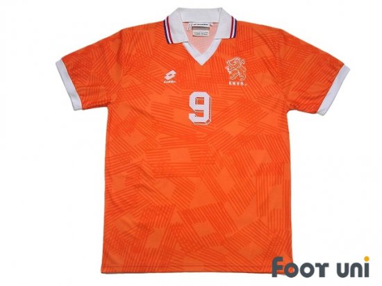 オランダ代表 Netherlands 92 H ホーム 9 ファン バステン Van Basten Usedサッカーユニフォーム専門店 Footuni フッットユニ