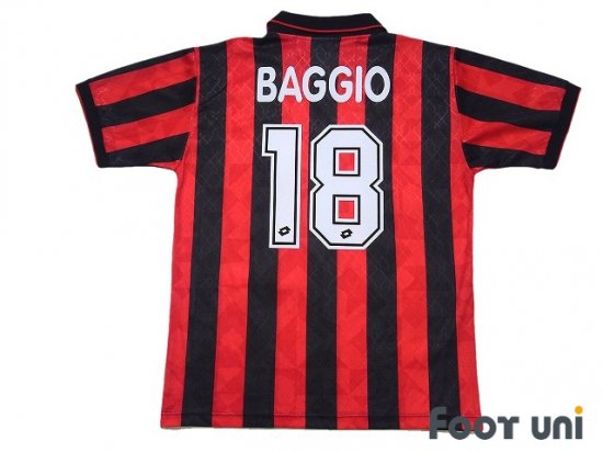ACミラン(AC Milan)95-96 H ホーム #18 バッジオ(Baggio)バッジョ 