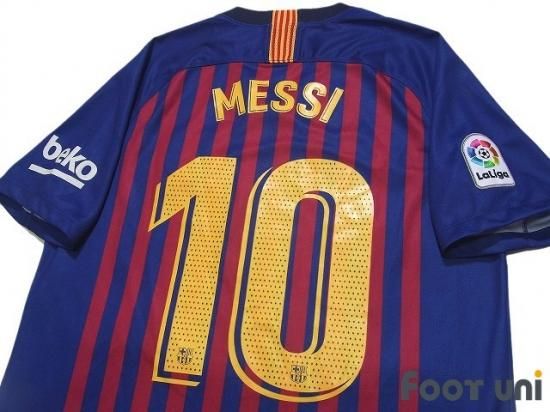 バルセロナ/18-19/H #10 メッシ パンツ付 - USEDサッカー