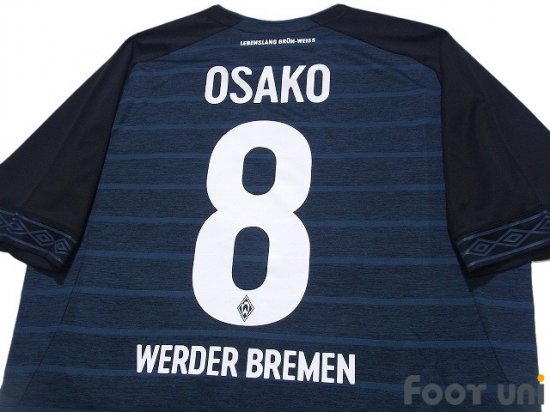 ブレーメン(Werder Bremen)18-19 A アウェイ #8 大迫勇也(Yuya Osako