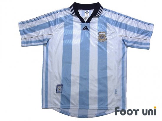 アルゼンチン代表 Argentina 98 H ホーム フランスワールドカップ Usedサッカーユニフォーム専門店 Footuni フッットユニ