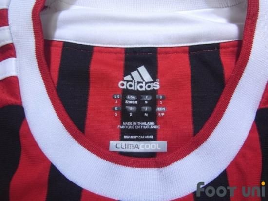 adidas ACミラン 11/12 UCL ユニフォーム ホーム 長袖
