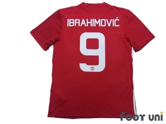 マンチェスターユナイテッド(Manchester United)16-17 H ホーム #9 ズラタンイブラヒモビッチ(Zlatan  Ibrahimovic) - USEDサッカーユニフォーム専門店 Footuni フッットユニ