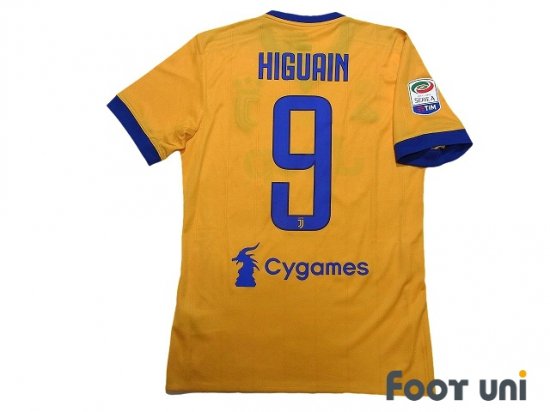 ユベントス(Juventus)17-18 A アウェイ #9 イグアイン(Higuain) - USED