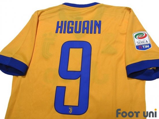 ユベントス(Juventus)17-18 A アウェイ #9 イグアイン(Higuain) - USED