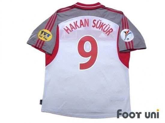 トルコ代表 Hakan Sukur 9番ユニフォーム 2004-06 Turkey Home Shirt Hakan Sukur #9 (L) | Vintage