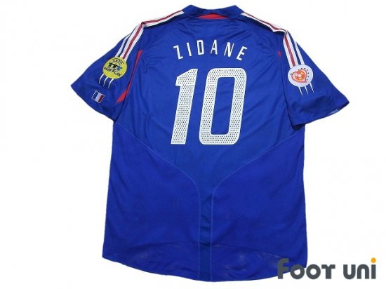 フランス代表(France)ユーロ2004モデル H ホーム #10 ジダン(Zidane 
