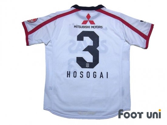 浦和レッズ(Urawa Reds)10 A アウェイ #3 細貝萌(Hajime Hosogai) - USEDサッカーユニフォーム専門店  Footuni フッットユニ