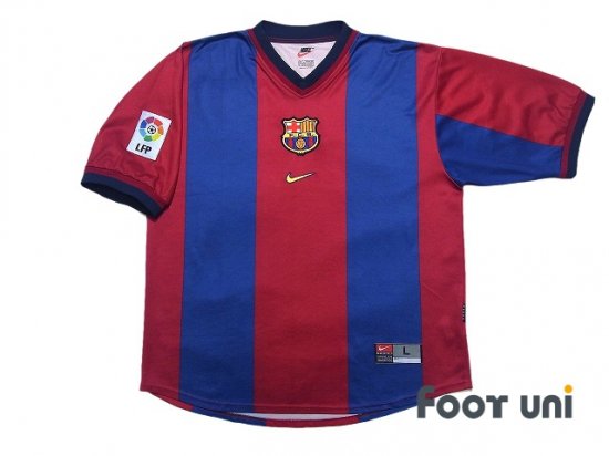 FCバルセロナ(FC Barcelona)98-99 H ホーム 半袖 - USEDサッカー 
