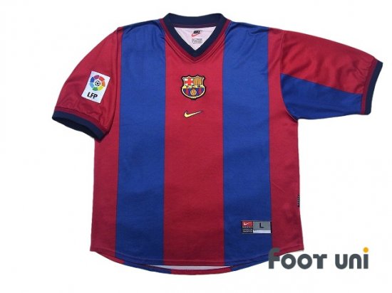 FCバルセロナ(FC Barcelona)98-99 H ホーム 半袖 - USEDサッカー