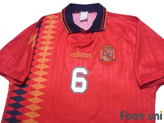 高評価人気 ヤフオク 02w杯 スペイン Spain H 6 イエロ Hierro 選手 お得通販