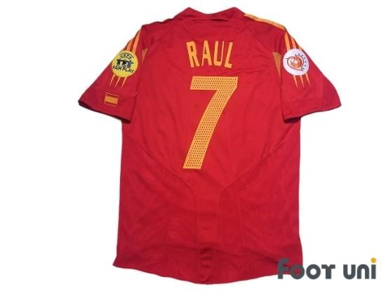 ウェア【未使用品】2002WC  スペイン代表ユニフォーム　RAUL  7