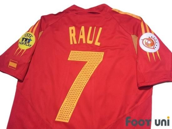スペイン代表(Spain)ユーロ2004モデル H #7 ラウル(Raul) - USED
