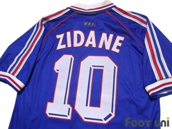 サッカー 98 フランスW杯 スウェット グレー ネイビー ジダン