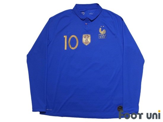 フランス/100周年 #10 キリアン・ムバッペ 記念モデル 紙タグ付 長袖 - USEDサッカーユニフォーム専門店Footuni