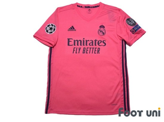 レアルマドリード(Real Madrid)2020-2021 A アウェイ #5 ラファエル・ヴァラン(Raphael Varane)CLパッチ  紙タグ付 ビックイヤーパッチ リスペクトパッチ アディダス 半袖