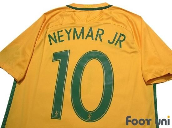 大勧め H ブラジル代表(Brazil)2016 ホーム Jr ネイマールJR(Neymar #10 ウェア