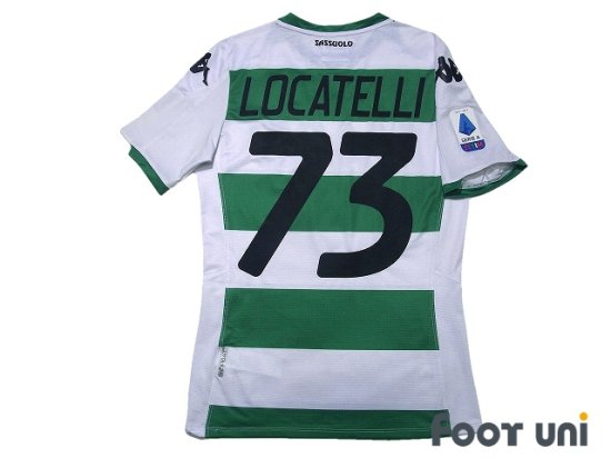 サッスオーロ(Sassuolo)19-20 A アウェイ #73 マヌエル・ロカテッリ(Manuel Locatelli) - USEDサッカー ユニフォーム専門店 Footuni フッットユニ