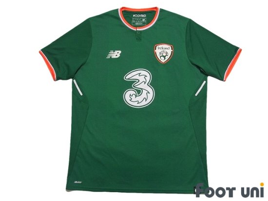 アイルランド代表(Ireland)2017 H ホーム 半袖 - USEDサッカー 
