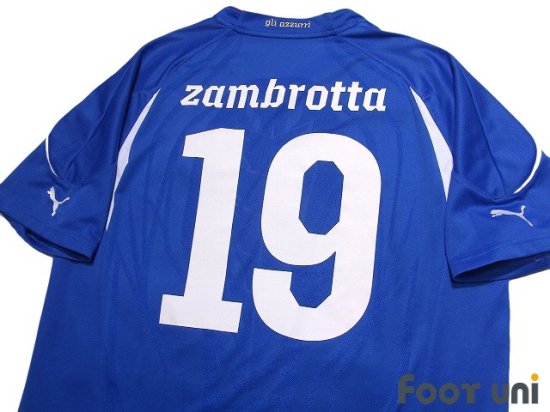 イタリア代表(Italy)10 H ホーム #19 ザンブロッタ(Zambrotta) - USED