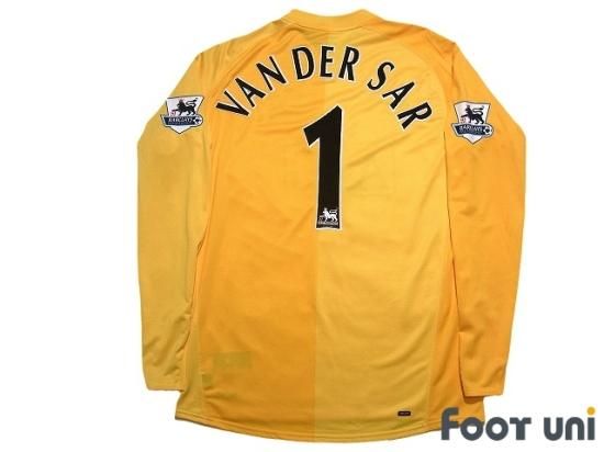マンチェスターユナイテッド　ファンデルサール　ユニフォーム マンチェスターU （GK) 06/07 ファンデルサール＃1 + EPL