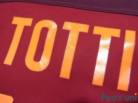 ローマ(AS Roma)15-16 H ホーム #10 トッティ(Totti) - USED