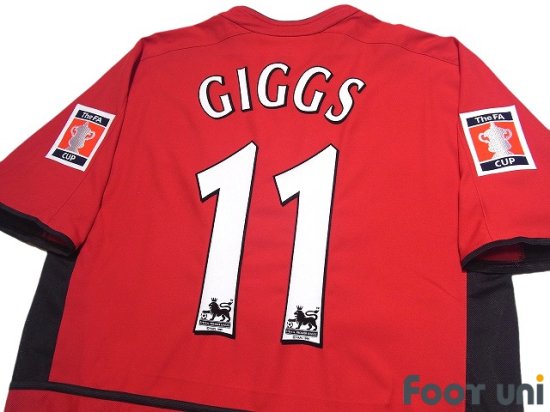 パッチ付 ライアン・ギグス マンチェスターユナイテッド GIGGS