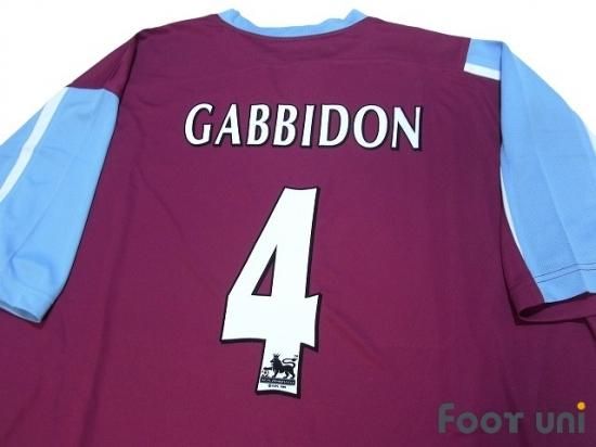 ウエストハム West Ham United 06 07 H 4 ガビドン Gabbidon Usedサッカーユニフォーム専門店 Footuni フッットユニ