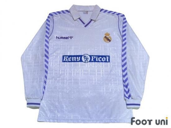 レアルマドリード Real Madrid 90 ｈ ホーム 長袖 通販 ヴィンテージ Usedサッカーユニフォーム専門店 Foot Uni フットユニ