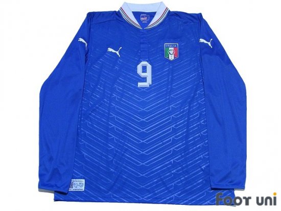 イタリア代表 Italy 12 H ホーム 9 バロテッリ Balotelli プーマ 長袖 Usedサッカーユニフォーム専門店 Footuni フッットユニ