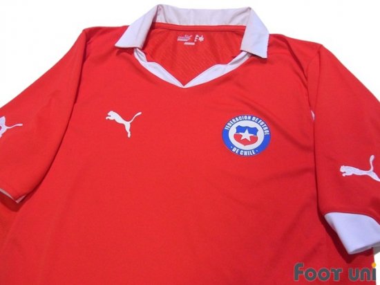 チリ代表 Chile 10 H ホーム プーマ 襟付き 半袖 Usedサッカーユニフォーム専門店 Footuni フッットユニ