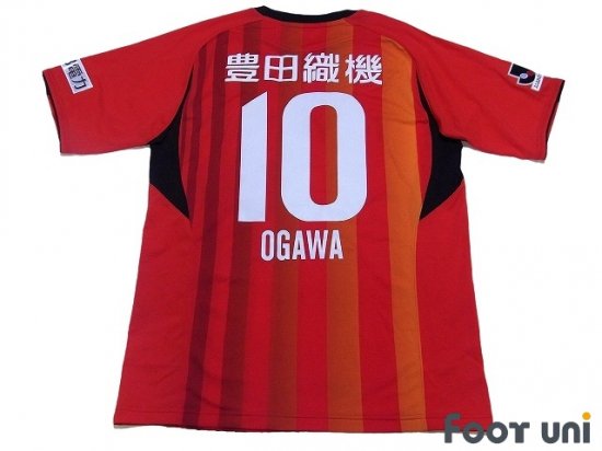 名古屋グランパス（Nagoya Grampus Eight）09-10 H ホーム #10 小川佳純（Ogawa）オフィシャルマーキング ルコック  半袖 Vintage soccer shirt - 買取｜全国通販【USEDサッカーユニフォーム専門店 Foot uni  フットユニ】古着｜ユーズド｜ヴィンテージ｜リサイクル｜football