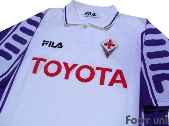 フィオレンティーナ（Fiorentina）99-00 Ａ アウェイ フィラ 半袖 襟付き TOYOTA トヨタ Vintage Soccer  Jersey shirt uniform - 買取｜全国通販【USEDサッカーユニフォーム専門店 Foot uni  フットユニ】古着｜ユーズド｜ヴィンテージ｜リサイクル｜football