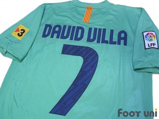 バルセロナ(Barcelona)10-11 A アウェイ #7 ダビドビジャ（David Villa