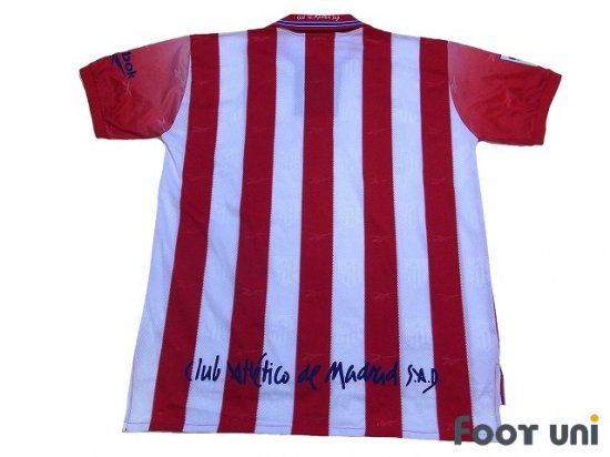 アトレティコマドリード（Atletico Madrid）98-99 H ホーム リーボック 半袖 襟付き Vintage soccer jersey  Football shirt - 買取｜全国通販【USEDサッカーユニフォーム専門店 Foot uni  フットユニ】古着｜ユーズド｜ヴィンテージ｜リサイクル｜football