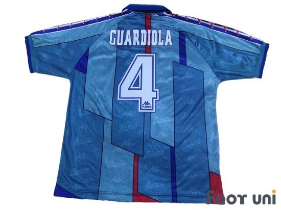 バルセロナ/95-97/A #4 グアルディオラ - USEDサッカーユニフォーム 
