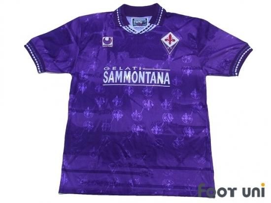 フィオレンティーナ Fiorentina 94 95 H ホーム 9 ウールシュポルト 半袖 襟付き Vintage Soccer Jersey Football Shirt 買取 全国通販 Usedサッカーユニフォーム専門店 Foot Uni フットユニ 古着 ユーズド ヴィンテージ リサイクル Football