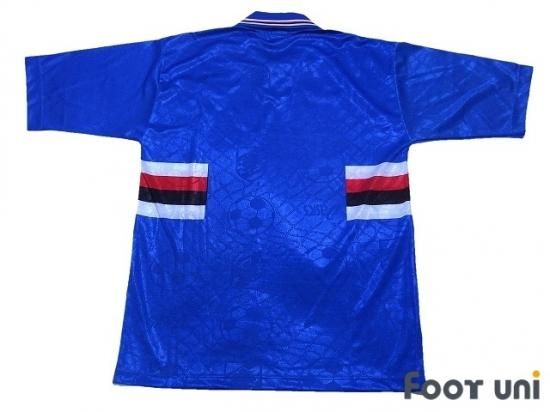 サンプドリア(Sampdoria)95-96 H ホーム アシックス 半袖 襟付き
