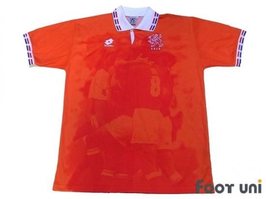 オランダ代表 Nederland 96 H ホーム ユーロ96モデル ロット 半袖 襟付き Vintage Soccer Jersey Football Shir 買取 全国通販 Usedサッカーユニフォーム専門店 Foot Uni フットユニ 古着 ユーズド ヴィンテージ リサイクル Football