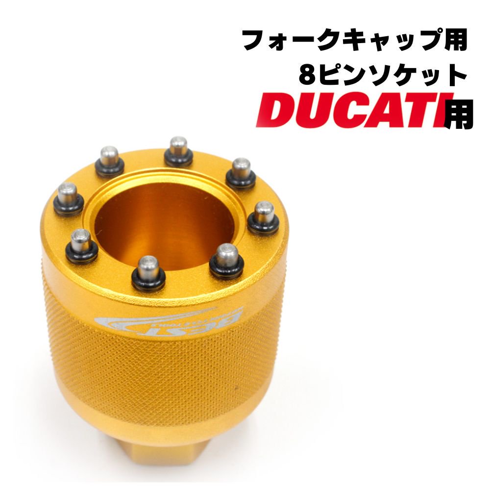 【送料無料/レターパック発送】ドゥカティ　フォークキャップ用8ピンソケット（OHLINS fork FG811用　ドゥカティ）